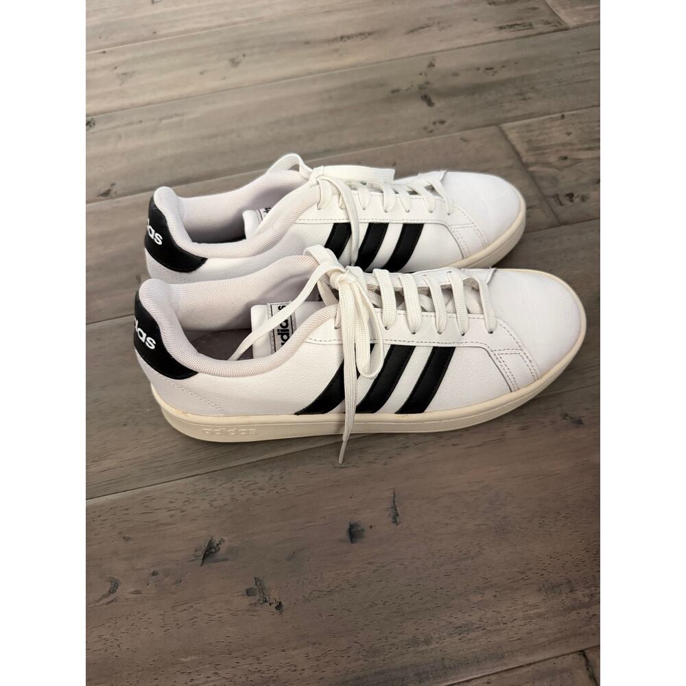 Adidas men’s grand court white sneakers sz 8.5 - Picture 3 of 6